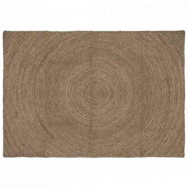 vidaXL Kusové koberce Šedá 140 x 200 cm juta