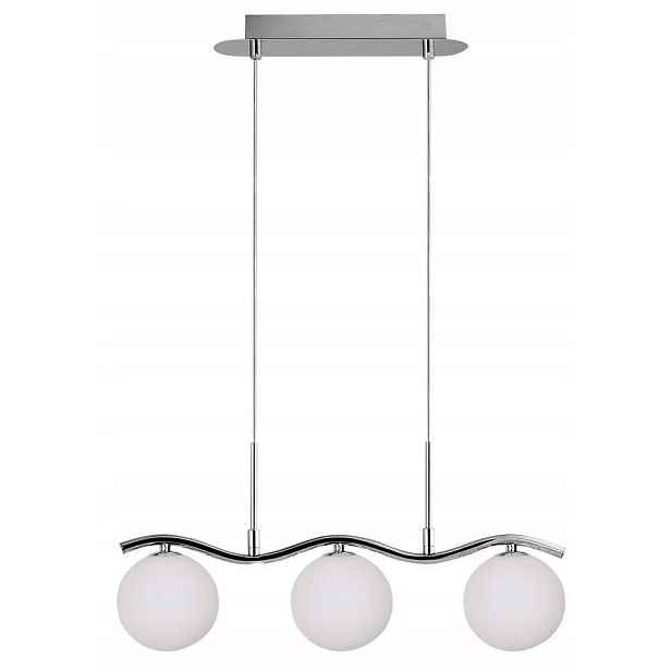 Závěsná lampa chromovo-bílá 3xG9 Ramon Candellux