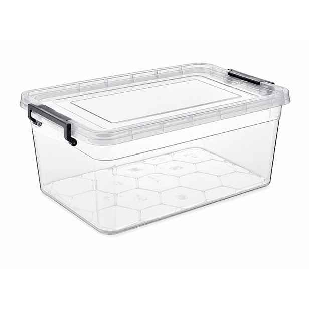 box 14,0l CLEAR 39x28x18cm, plast