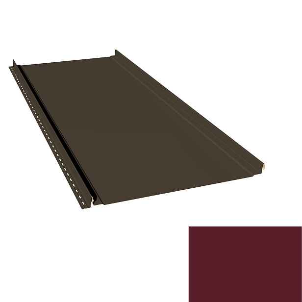 Krytina plechová LINEDEK 485 Flat SP 25 LESK 2R036 vínová