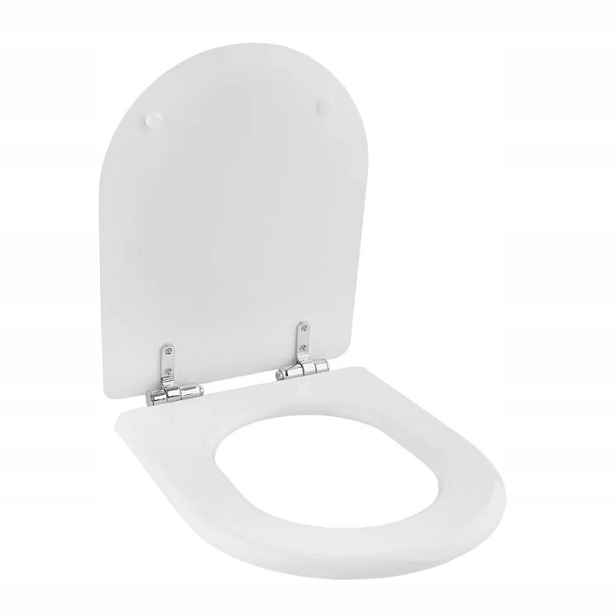 Wc Sedátko Mdf Bílá Pomalu Padající Easy Close Odnímatelné Easy Release