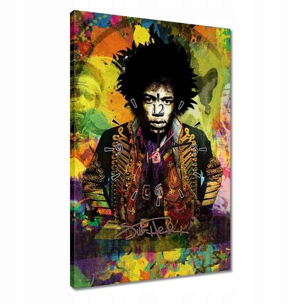 Hodiny 40x60 Jimmy Hendrix