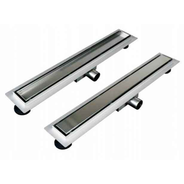 Lineární odtok Balneo Duplex Next Inox 80 cm Nerezová Ocel