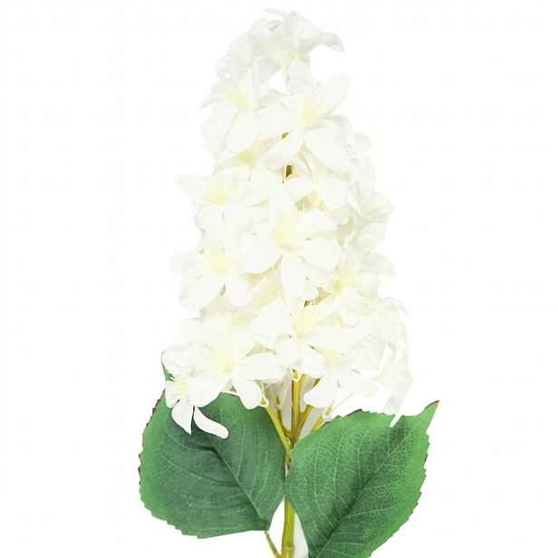 Umělá květina HORTENZIE PLUME 87 cm - více barev Barva: Bílá