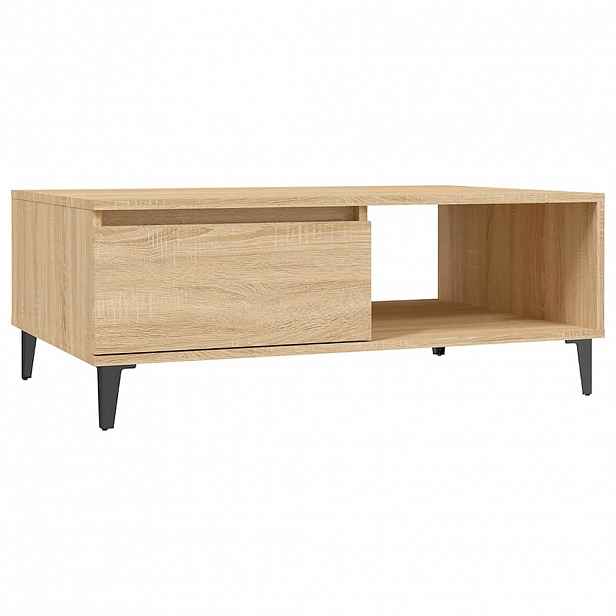 vidaXL Konferenční stolek dub sonoma 90 x 60 x 35 cm kompozitní dřevo