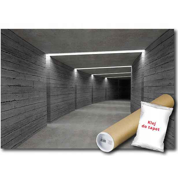 Vinylová fototapeta tunel chodba 3D 152x104