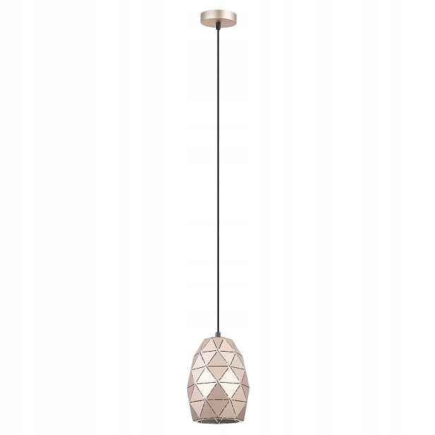 Italux Závěsná lampa Harley Zlatý design Ø15 cm E27 Moderní IP20
