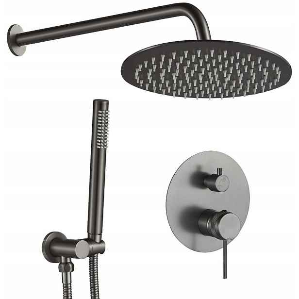 Podomítkový Sprchový Set Lungo Grip Titan Box