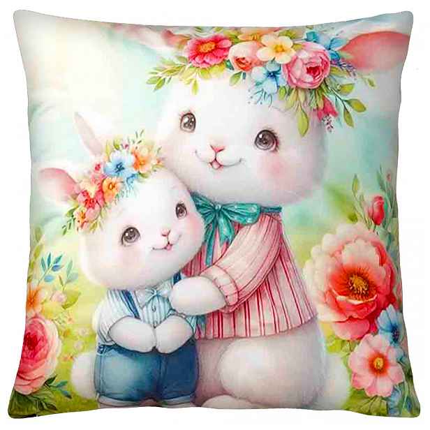 Velikonoční povlak na polštář NEW EASTER FRIENDS III. 40x40 cm  Mybesthome