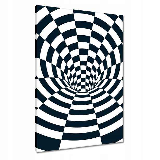 Obrazy 70x100 Abstrackja černobílá