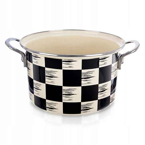 Hrnec 4 L Orion Šachovnice 22 cm Indukční myčka nádobí