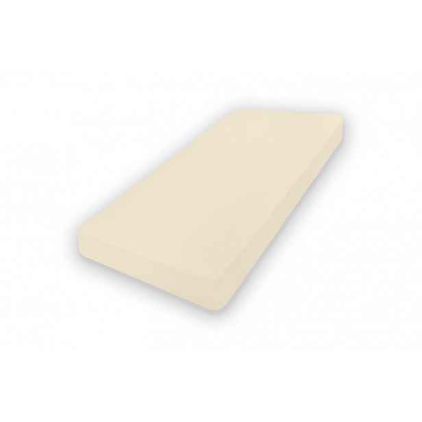 Prostěradlo jersey Premium s gumou 110x190, 120x200x30, ecru_02, Matex