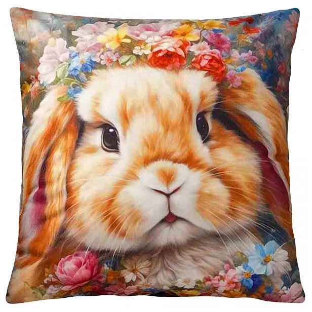 Velikonoční povlak na polštář LOVELY BUNNY 40x40 cm  Mybesthome