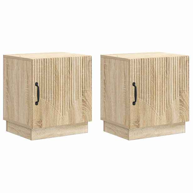 vidaXL Noční stolek 2 ks Dub sonoma 43 x 34,5 x 47 cm Kompozitní dřevo