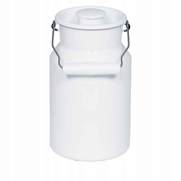 Kánka na mléko Riess Classic Weiss smaltovaná 1,5 l, indukční
