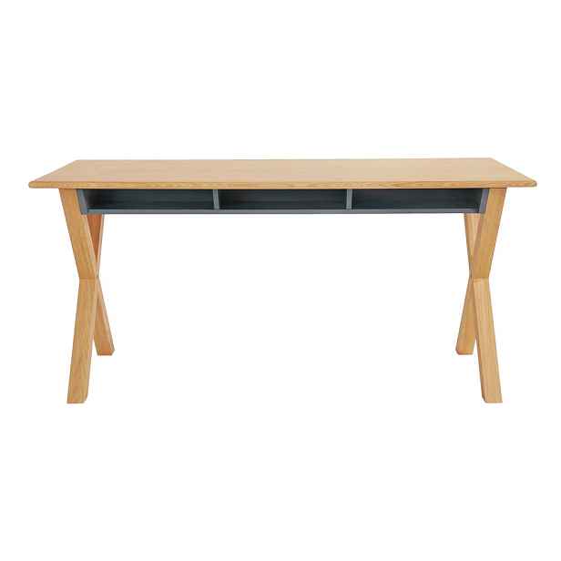 Pracovní stůl s deskou v dubovém dekoru 70x160 cm Luca – Woodman