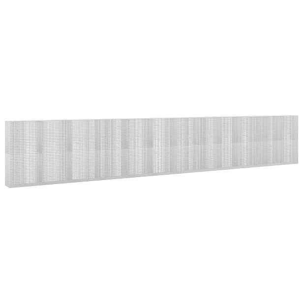 vidaXL Gabion s drátem 5 mm a síťkou 5x2,5 cm 1200x50x200 cm