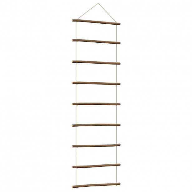 vidaXL Nástěnná dekorace ve tvaru žebříku 50x150 cm Přírodní větev