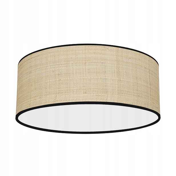 Stropní Svítidlo stropní ratanový krémový kulatý 40 cm do boho ložnice Milagro