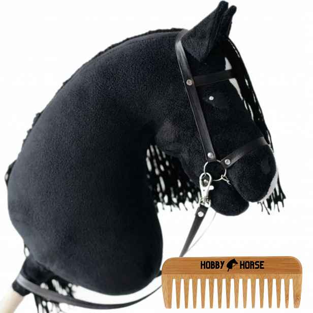 Hobby Horse Kůň Na Tyči A4 Koník Hlava Koně Tyčky Hříva Hřeben Dárek