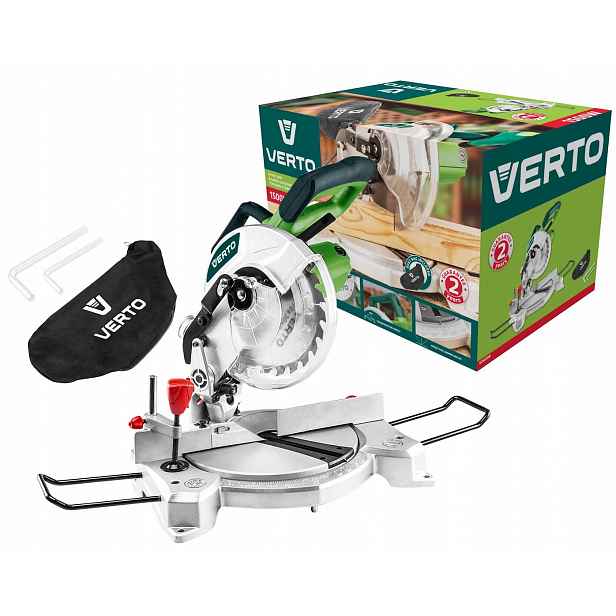 Pokosová pila pokosová pila 1500 W kotouč 210 mm x 30 mm 52G206 Verto