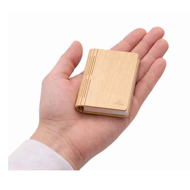 Přenosná světelná dekorace na USB v přírodní barvě BookLight – Gingko