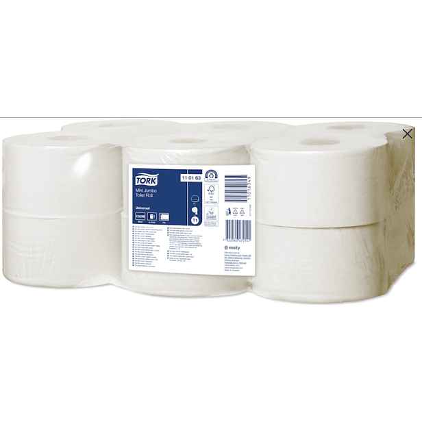 TORK Jumbo Mini 1-vrst., bílá, 240m T2 110163 (bal.12ks)