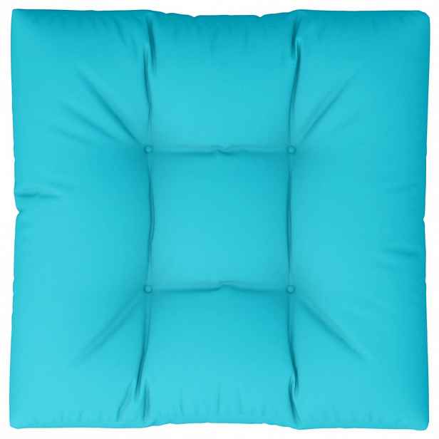vidaXL Poduška na palety tyrkysová 70 x 70 x 12 cm textil