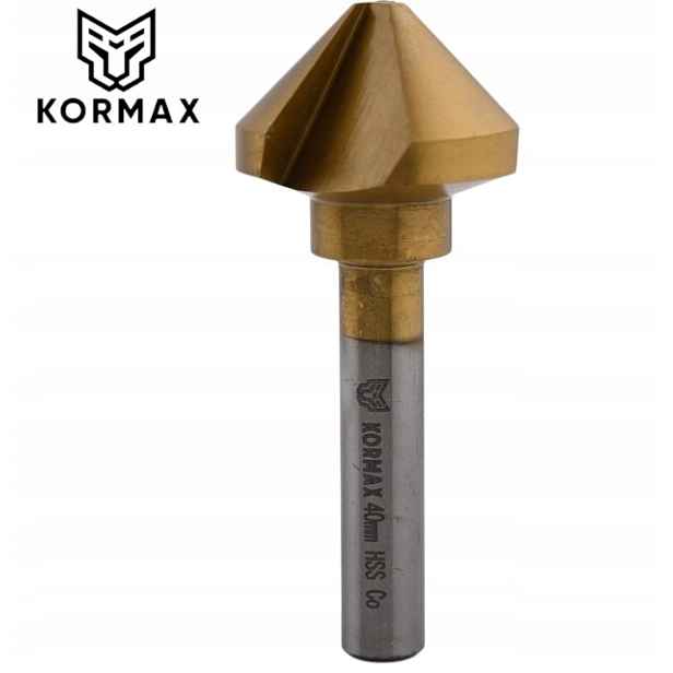 Fréza prohlubovací kuželová 90° kobaltová 40,00 mm 3-břitá Cobalt TiN