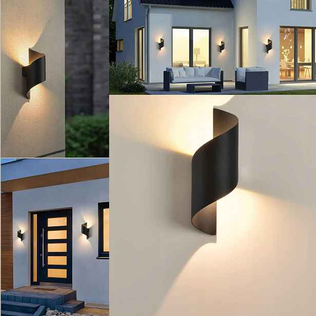 10W Led Nástěnné Svítidlo Moderní Nástěnné Svítidlo Led Černá