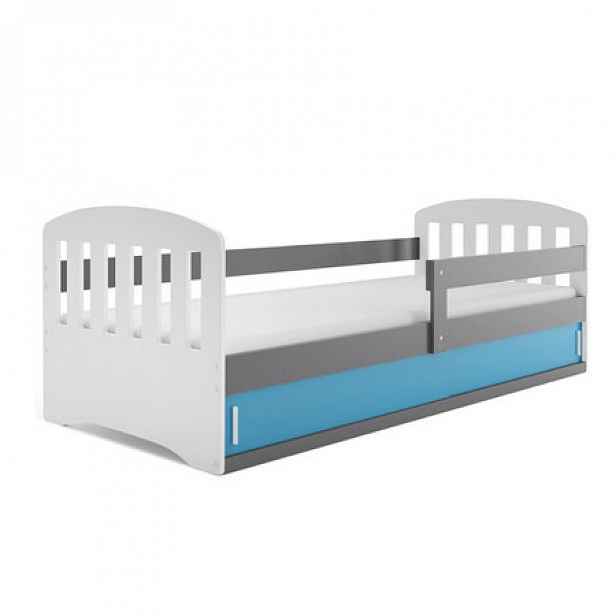 Dětská postel CLASSIC 1 160x80 cm Modrá