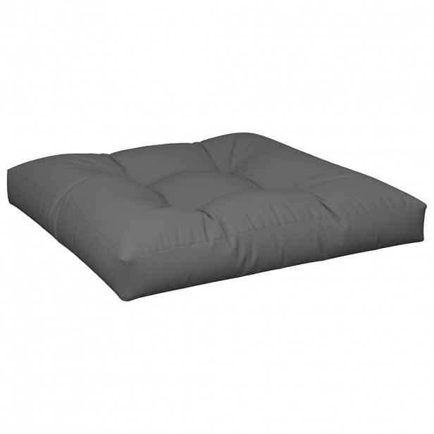 vidaXL Poduška na palety antracitová 80 x 80 x 12 cm textil