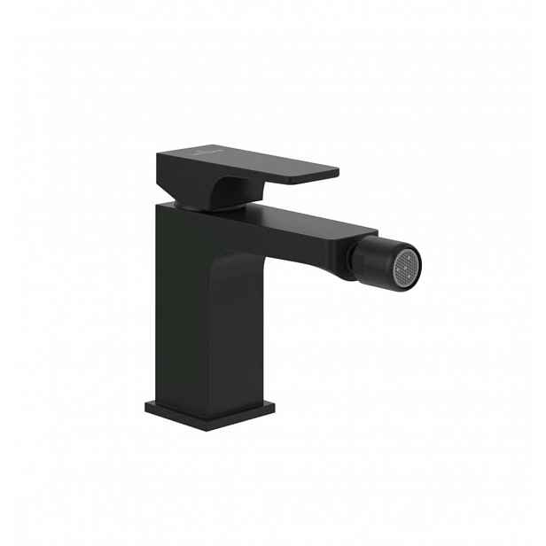 Villeroy & Boch Architectura Square - Bidetová baterie s výpustí, AquaSmart, matná černá TVB125001000K5
