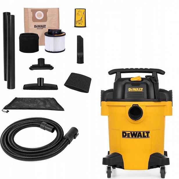 Vysavač DeWALT DXV23PL 1050 W 23 l suchý/mokrý