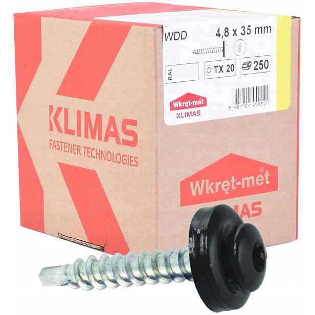 Farmářské Vruty Farmářské Ral 9005 4,8x35 Torx 250 Ks