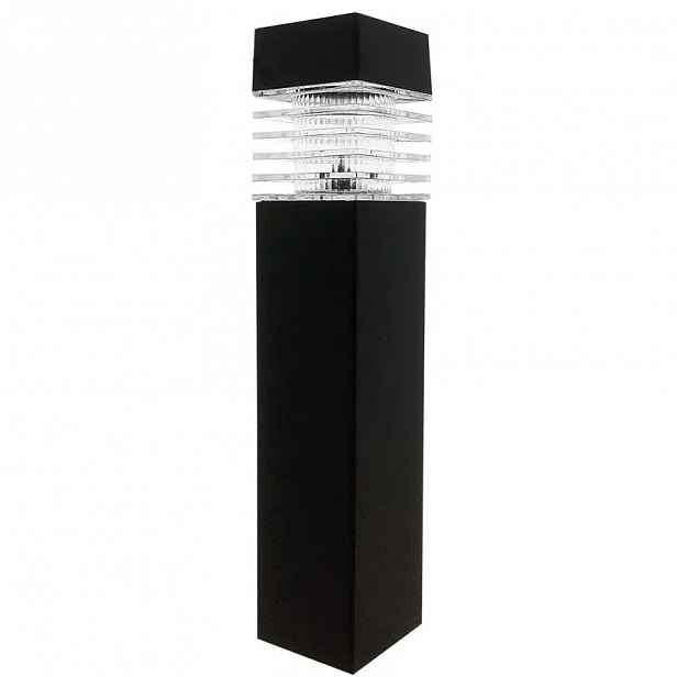Solární zahradní lampa Trixline, černá