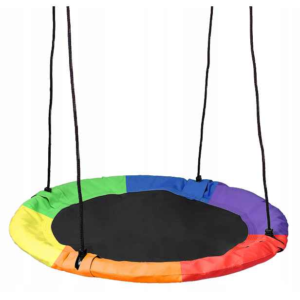 Závěsná Zahradní Houpačka Houpací Hnízdo Pro Děti, Odolná, Velká, 60 cm
