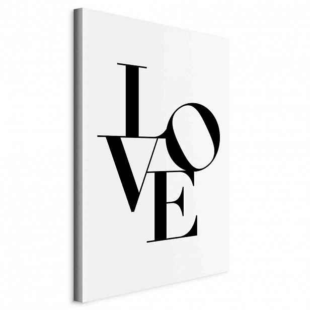 artgeist MALBA NA PLÁTNĚ, abstraktní, text, 80/120/1.2 cm