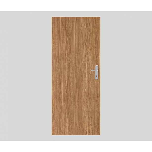 Bezpečnostní RC2 dveře Naturel Technické pravé 80 cm ořech karamelový B2OK80P