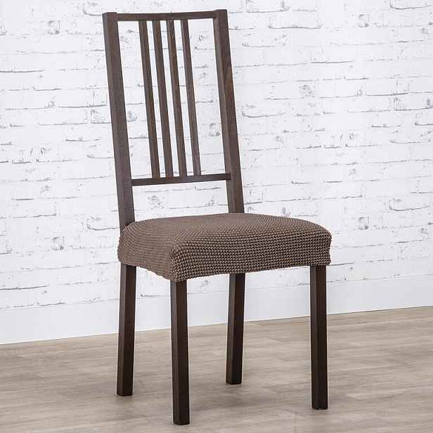 Nueva Textura decoDoma napínací potah strečový NIAGARA tabáková židle 2 ks 40 x 40 cm