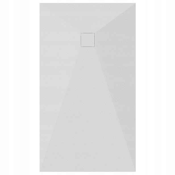Sprchová Vanička Obdélníková 140x70 Kamenný Vzor 2,6 CM Bílý Sifon