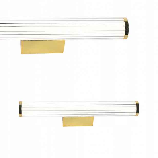 Zlaté koupelnové nástěnné svítidlo Vena Led Cct 1361lm s ozdobným stínítkem Light Prestige