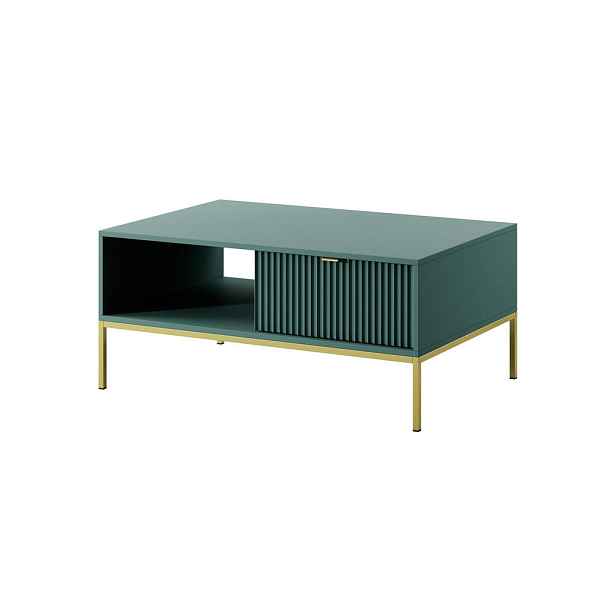 MASSENO KONFERENČNÍ STOLEK STELLARE, 104/46/68 cm, světle zelený
