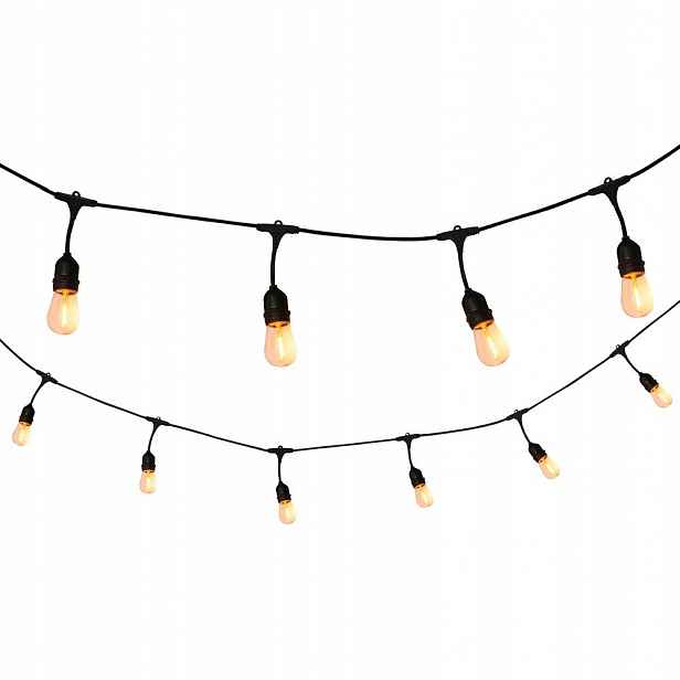 Led zahradní girlanda Party F 10xE27 5,6 m 6 W Goldlux 308191