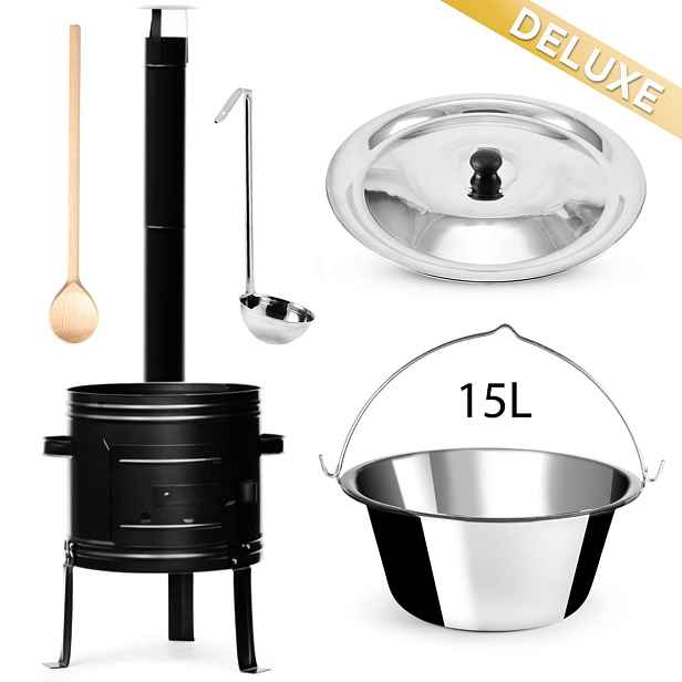 Perfect Home Set-45 DELUXE Kotlíková souprava 15 L, 5 ks