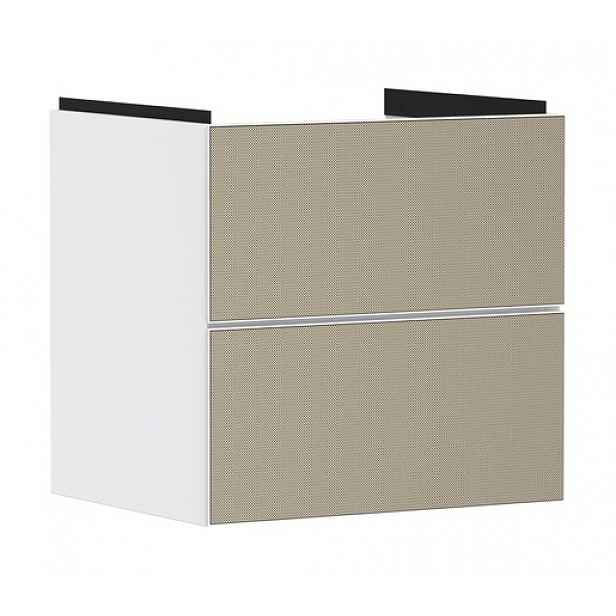 Skříňka pod umyvadlo bez umyvadla Hansgrohe Xevolos E 58x57,5x47,5 cm bílá matná 54175390