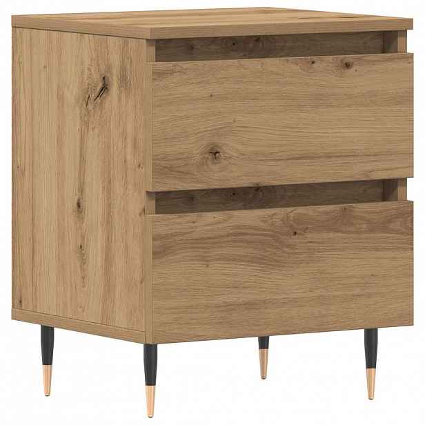 vidaXL Noční skříňka Artisanový dub 40 x 35 x 50 cm Kompozitní dřevo