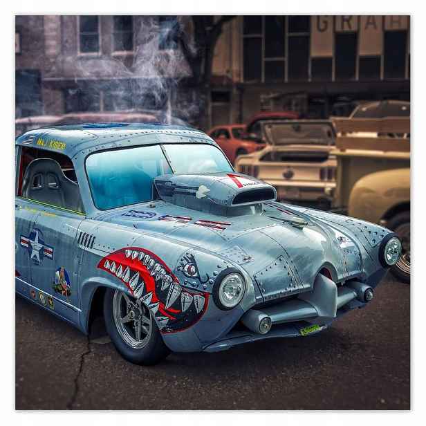Plakáty 140x140 Usa Custom car