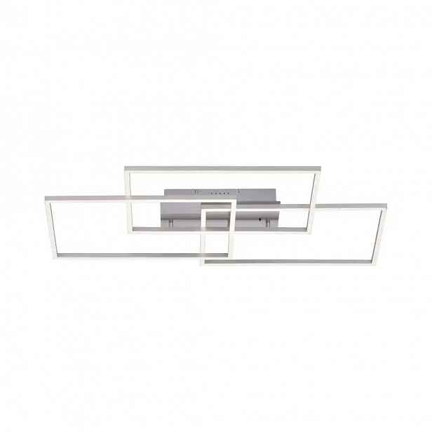 Stropní Svítidlo čtvercový Leuchten Direkt 82 x 50 cm bílý, Led Dálkový Ovladač stropní