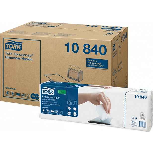 TORK ubrousky do zásobníku 1 vrst. bílé Interfold 9000ks 10840